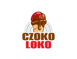 lodziarnia CZOKO LOKO - projektowanie logo - konkurs graficzny